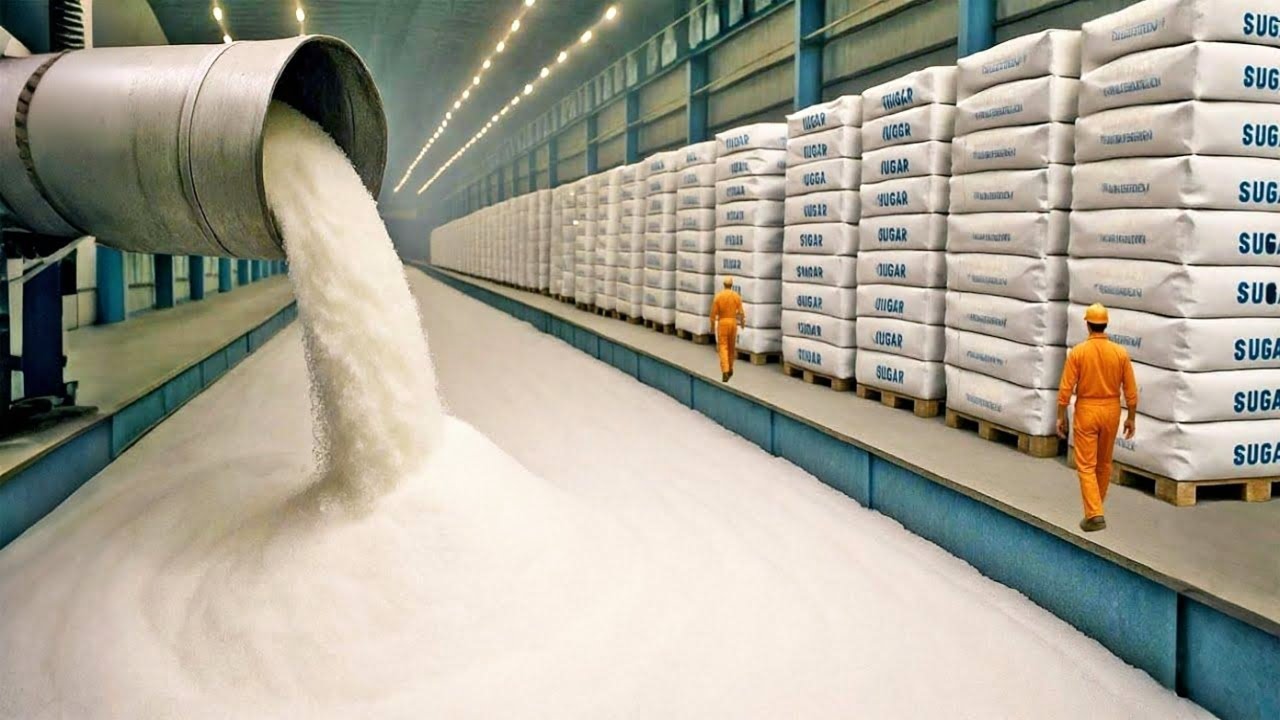 Como é feito? O AÇÚCAR REFINADO de 180 MILHÕES de TONELADAS que Adoça o Mundo