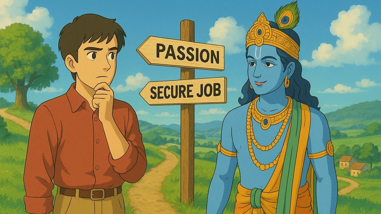 Should you follow your passion or take a safe job ? Krishna Vaani | Krishna Wisdom