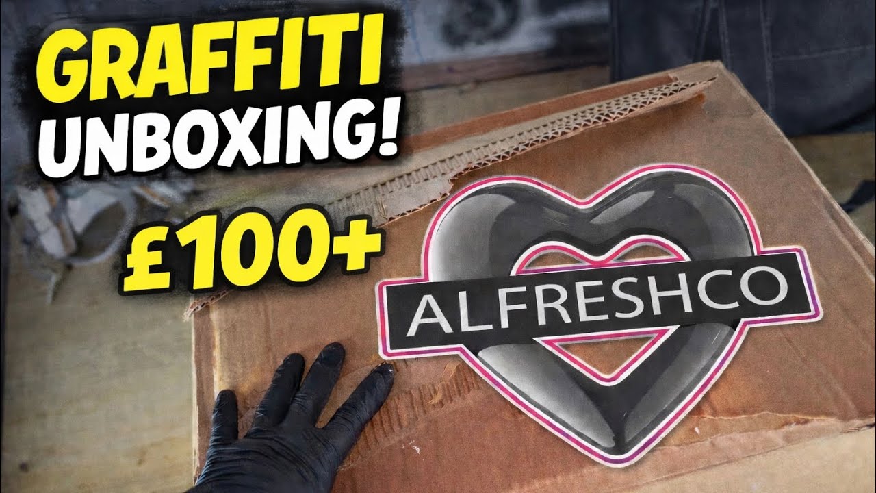 Alfresco Graffiti Shipment Unboxing. 
