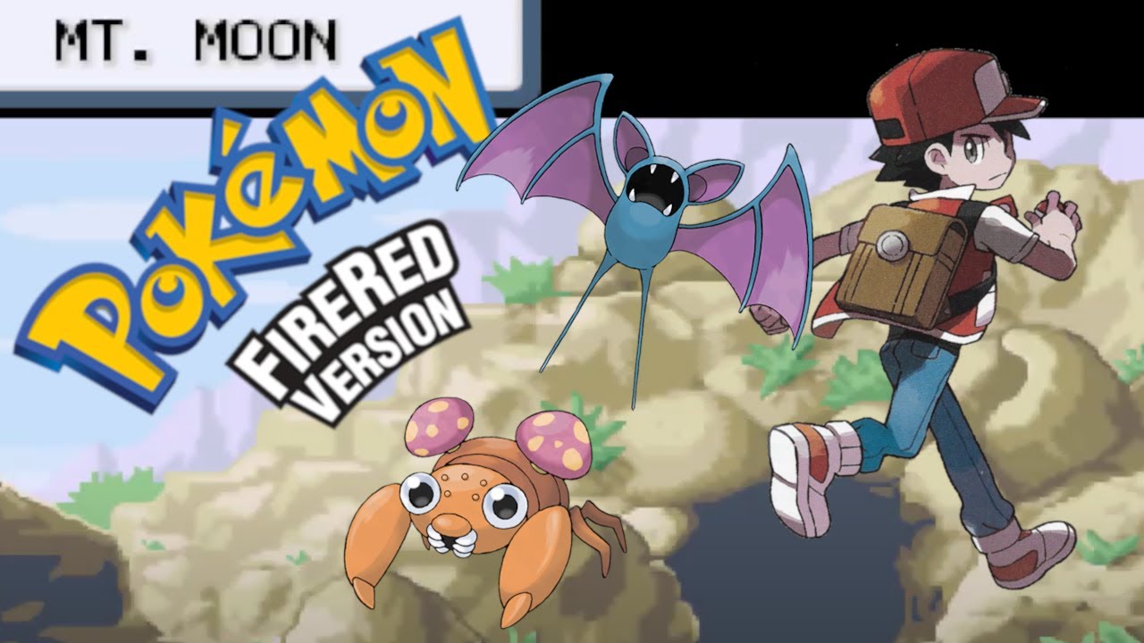 Mt Moon Walkthrough Pokemon Firered and LeafGreen