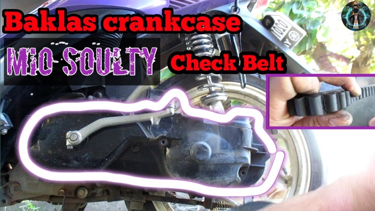 Paano magbaklas ng crankcase | check ng belt mio soulty