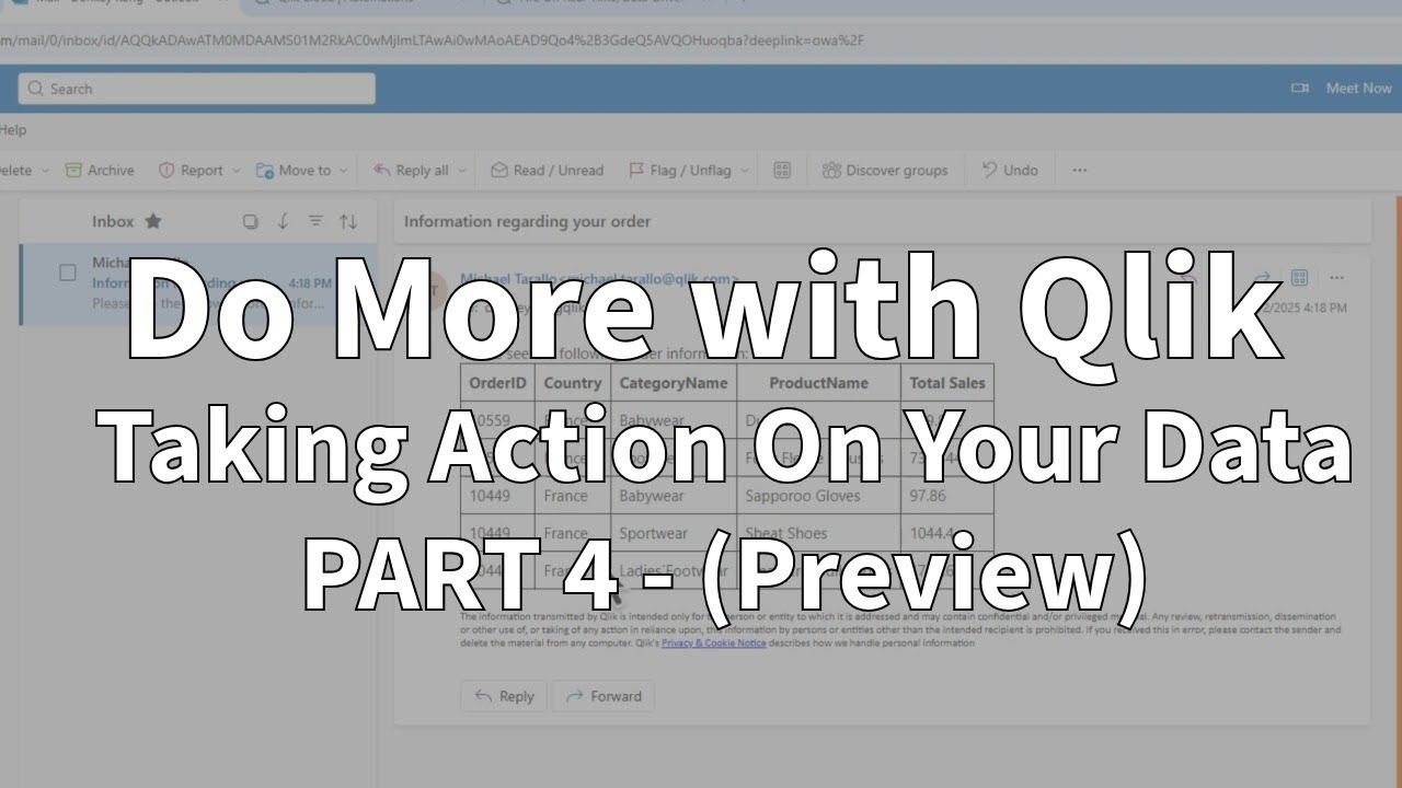 Coming Soon - Passing Dynamic Selections - Taking Action On Your Data - Qlik Automate & Qlik Cloud