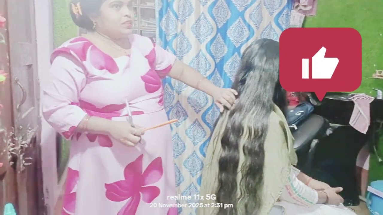  घर पर थ्री स्टेप बाल कैसे का टे# how to three step hair cutting ✂️🙏👍#viral video.