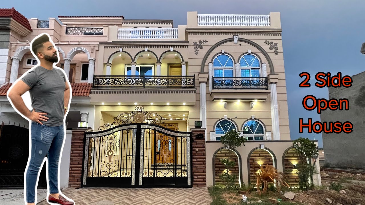 2 Side Open 7 Marla Spanish Design House For Sale In Citi Housing Jhelum | Citi Housing Jhelum