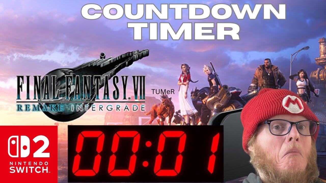 Final Fantasy 7: Intergrade Nintendo Switch 2 COUNTDOWN TIMER