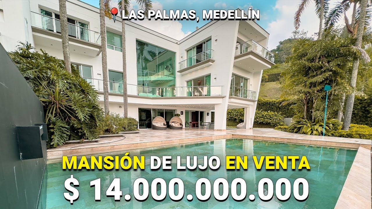 Así es un MANSIÓN de LUJO en Medellín, Colombia (EN VENTA)