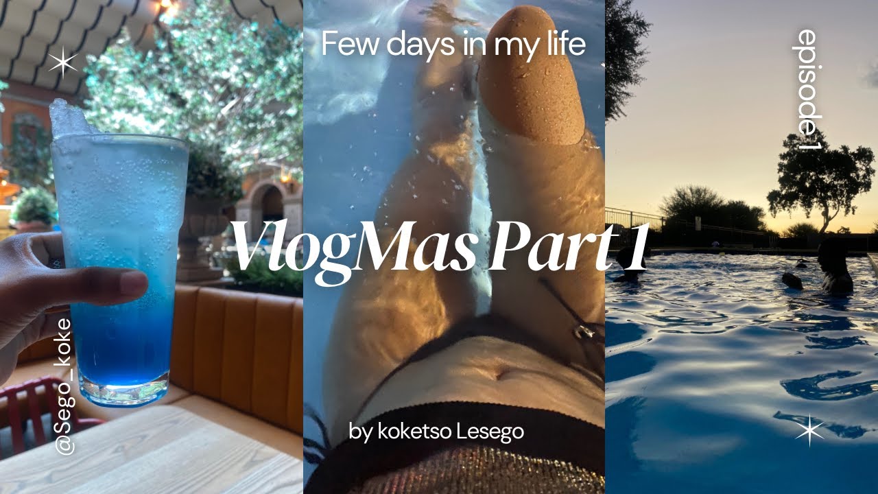 #VLOGMAS PART 1: SPEND FEW DAYS WITH ME|| LUNCH DATES|| ERRANDS AND COOKIN AND MORE.. #southafrica