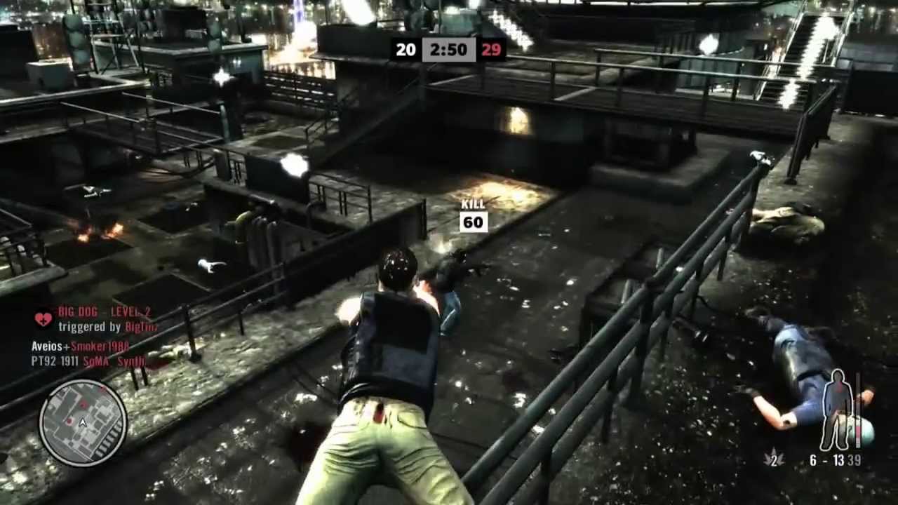 Max Payne 3 multiplayer bullet time kills.