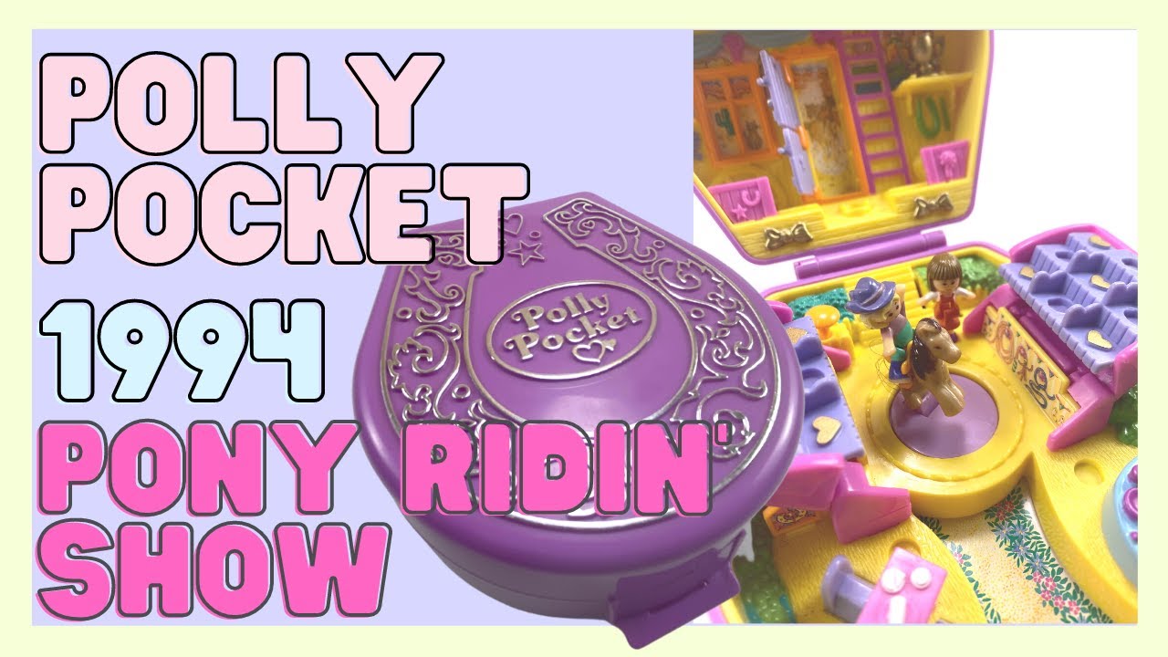 TOY TOUR: 1994 Polly Pocket Pony Ridin' Show | Vintage Bluebird Polly Pocket Collection