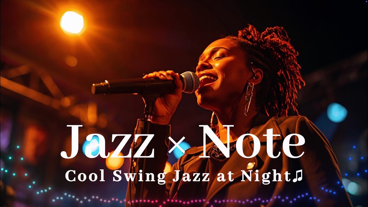 【Jazz Note】ネオン煌めく夜のスウィング・ジャズ｜クールな女性ボーカルBGM【作業用・夜ドライブ】