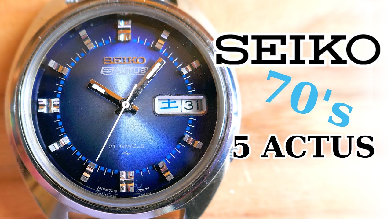 VINTAGE / seiko 5 actus 7019-7210 / 1973