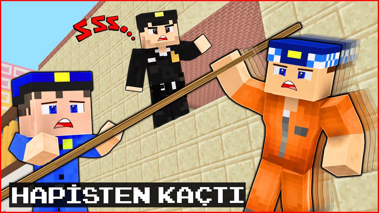 KEREM KOMİSER HAPİSTEN KAÇIYOR! 😱 - Minecraft