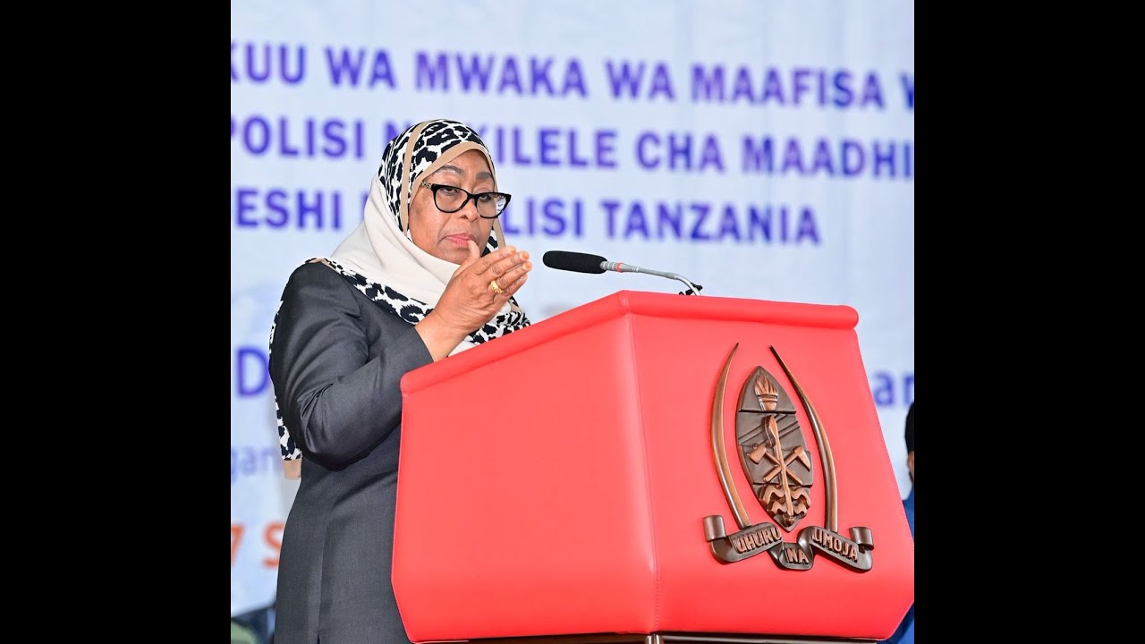 HOTUBA YA MHE. RAIS DKT. SAMIA SULUHU HASSAN WAKATI  WA MAADHIMISHO YA MIAKA 60 YA JESHI LA POLISI.
