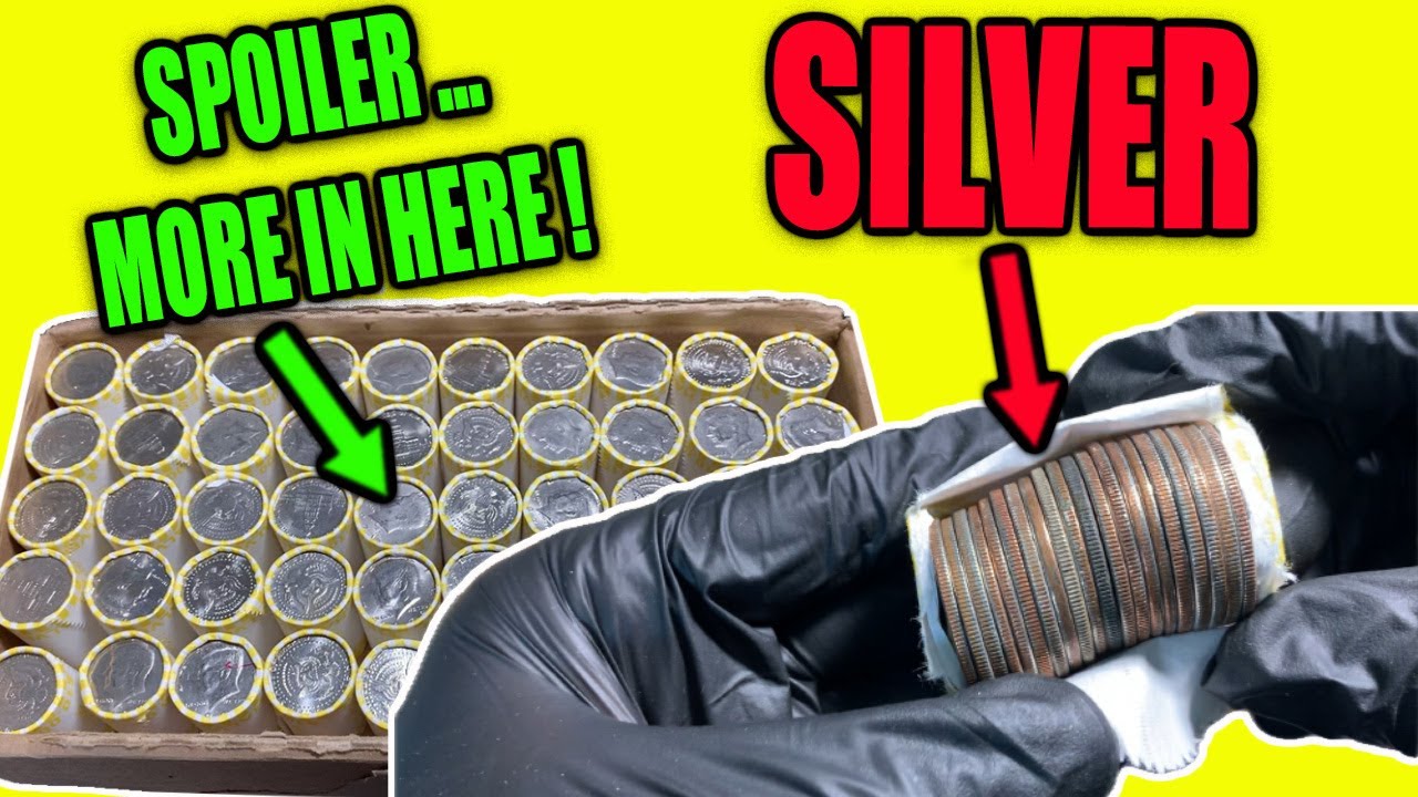 Coin Roll Hunting Half Dollars - How Many 50 Cent Rolls Will I End Up Finding Silver Coins In?