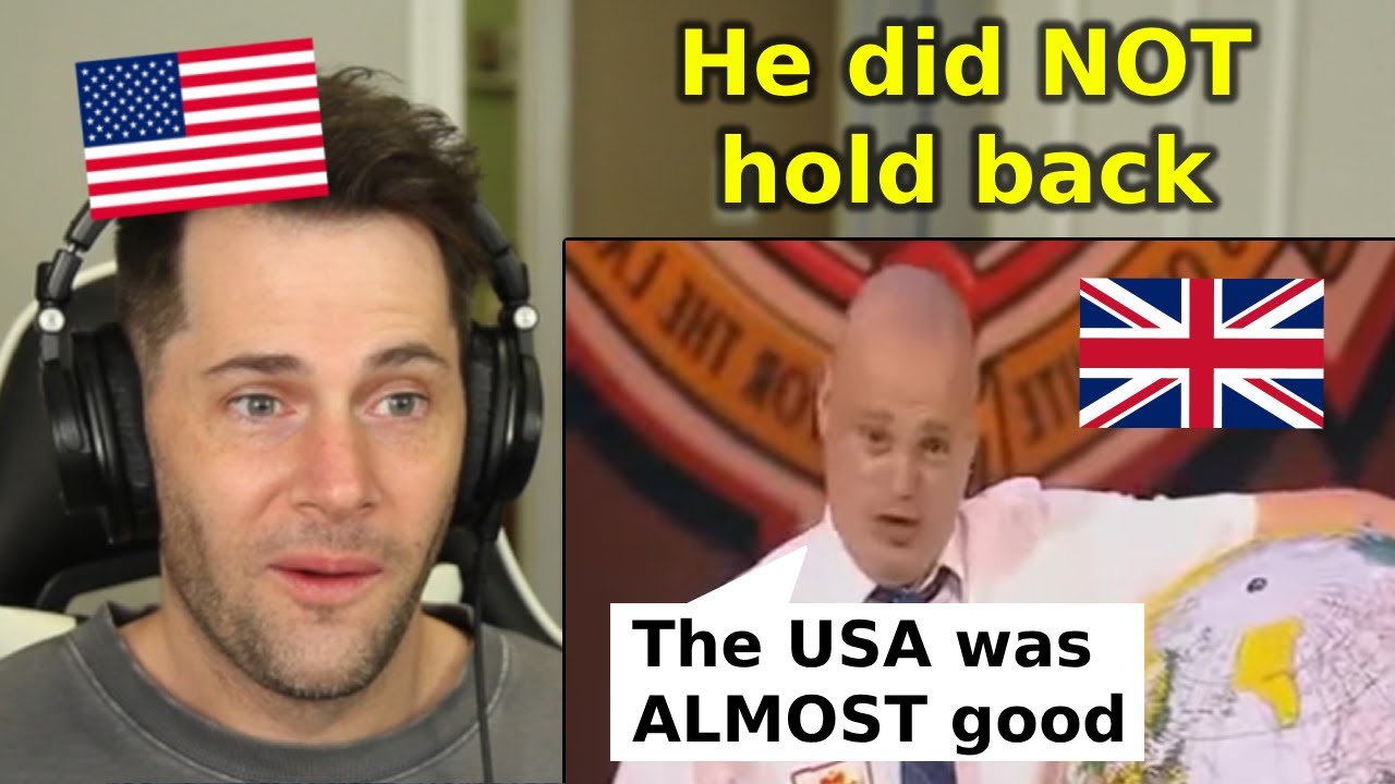 American Reacts to Al Murray - The Nations of the World