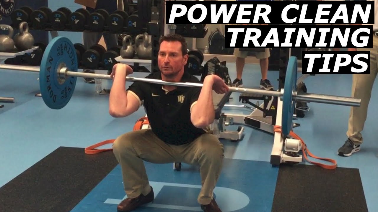 WAKE FOREST DEMON DEACONS POWER CLEAN TECHNIQUE STRENGTH COACH BRANDON HOURIGAN