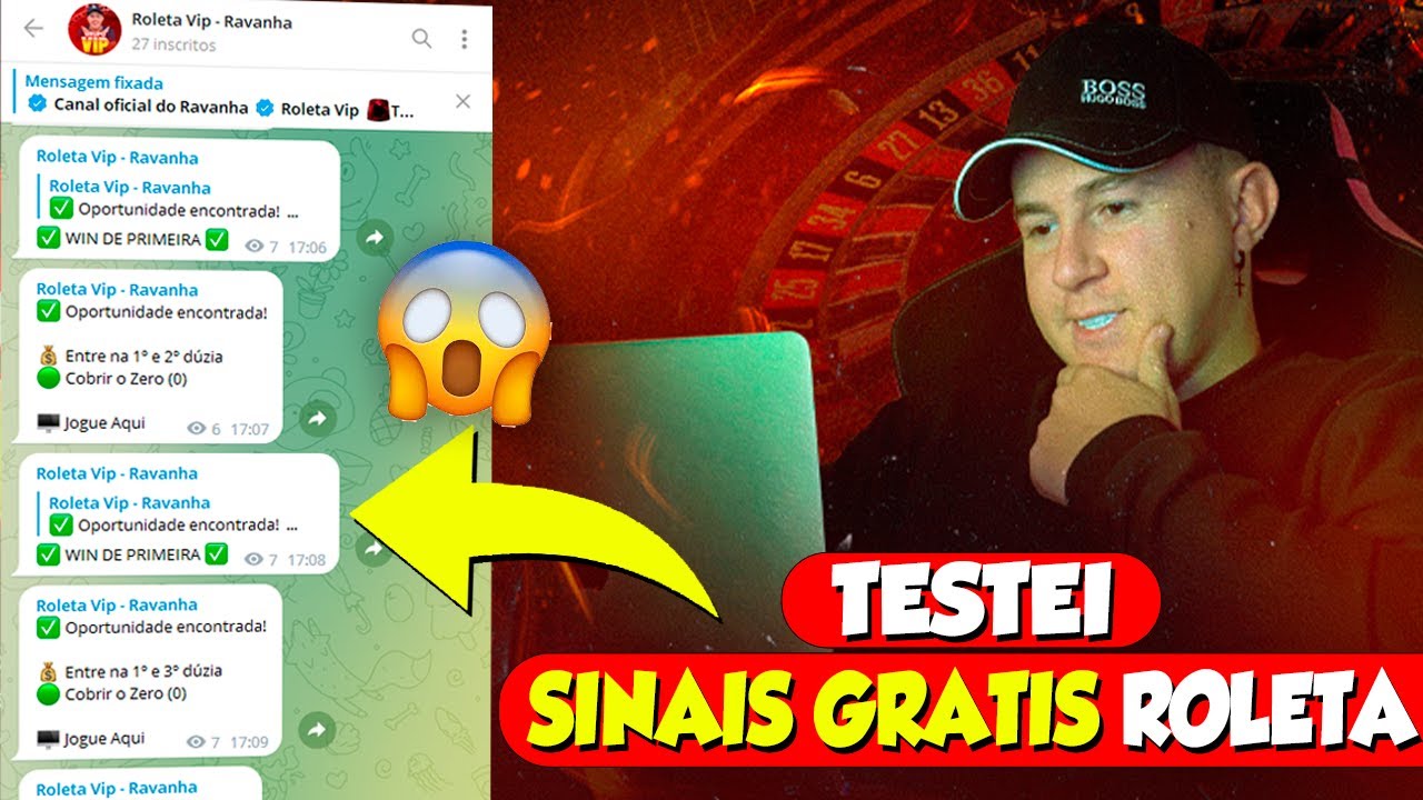 SINAIS GR&Aacute;TIS da ROLETA FUNCIONA MESMO? Testei Ao Vivo