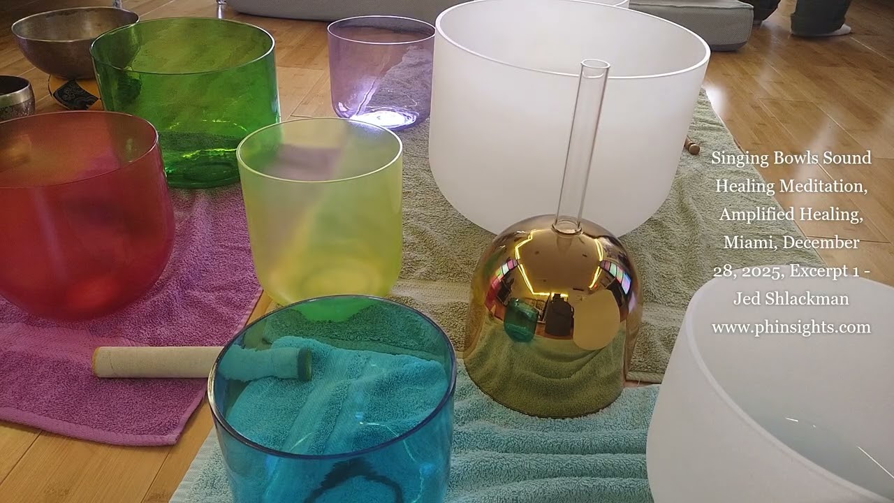 Singing Bowls Sound Healing Meditation #1, Amplified Healing, Miami, December 28, 2025 - Jedi Shaman
