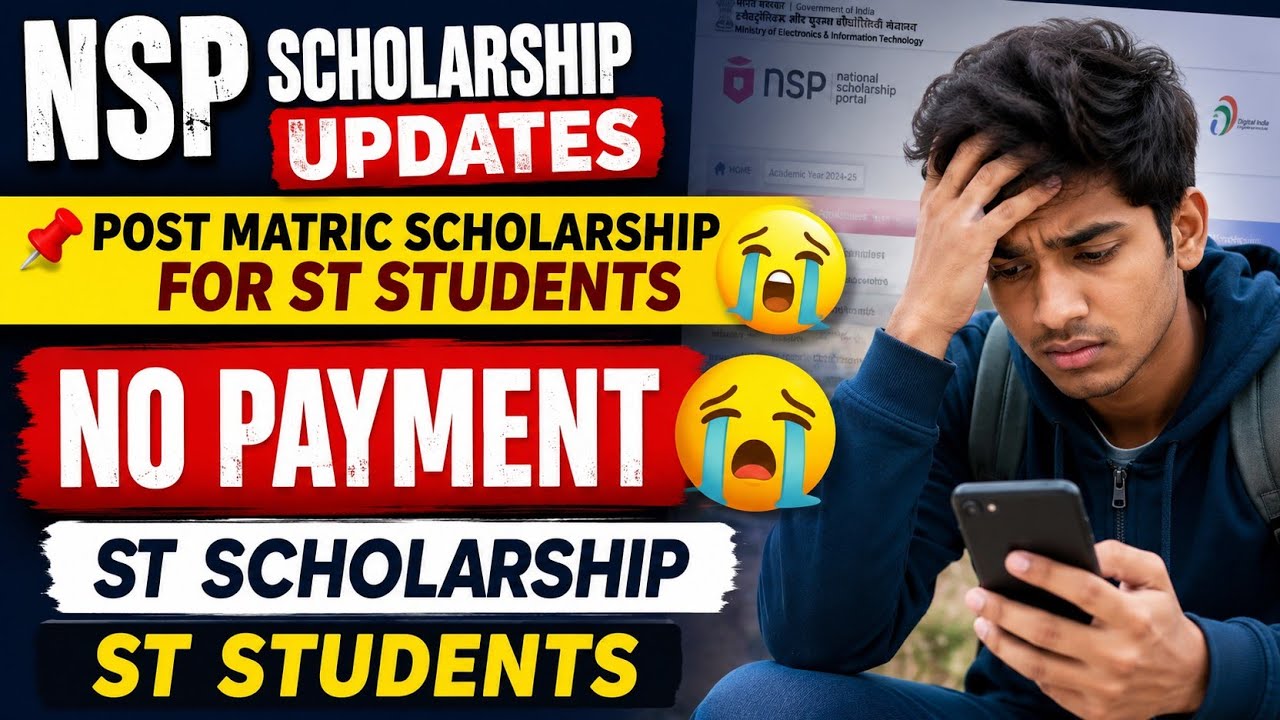 😭Post Matric SCHOLARSHIP For ST Students😭#postmatricscholarship #stscholarship #nspscholarship 