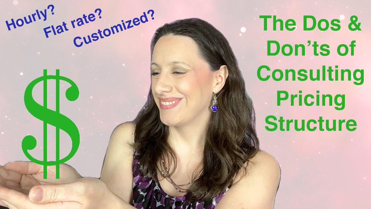 How to Structure Your Consulting Company Pricing - hourly, retainer, products, customized, and more