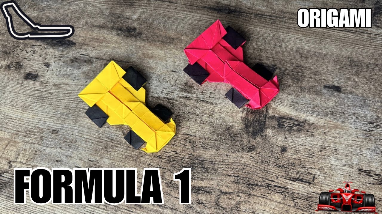 Origami Formula 1 Car 🏎️ | Step-by-Step Tutorial (Design by Muneji Fuchimoto) | DIY Origami Car