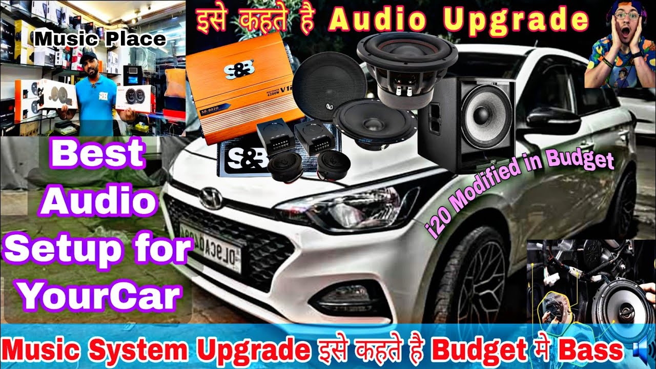 Best Audio Setup in Hyundai i20|Modified i20 with high-end Audio System upgrade|Car Audio System