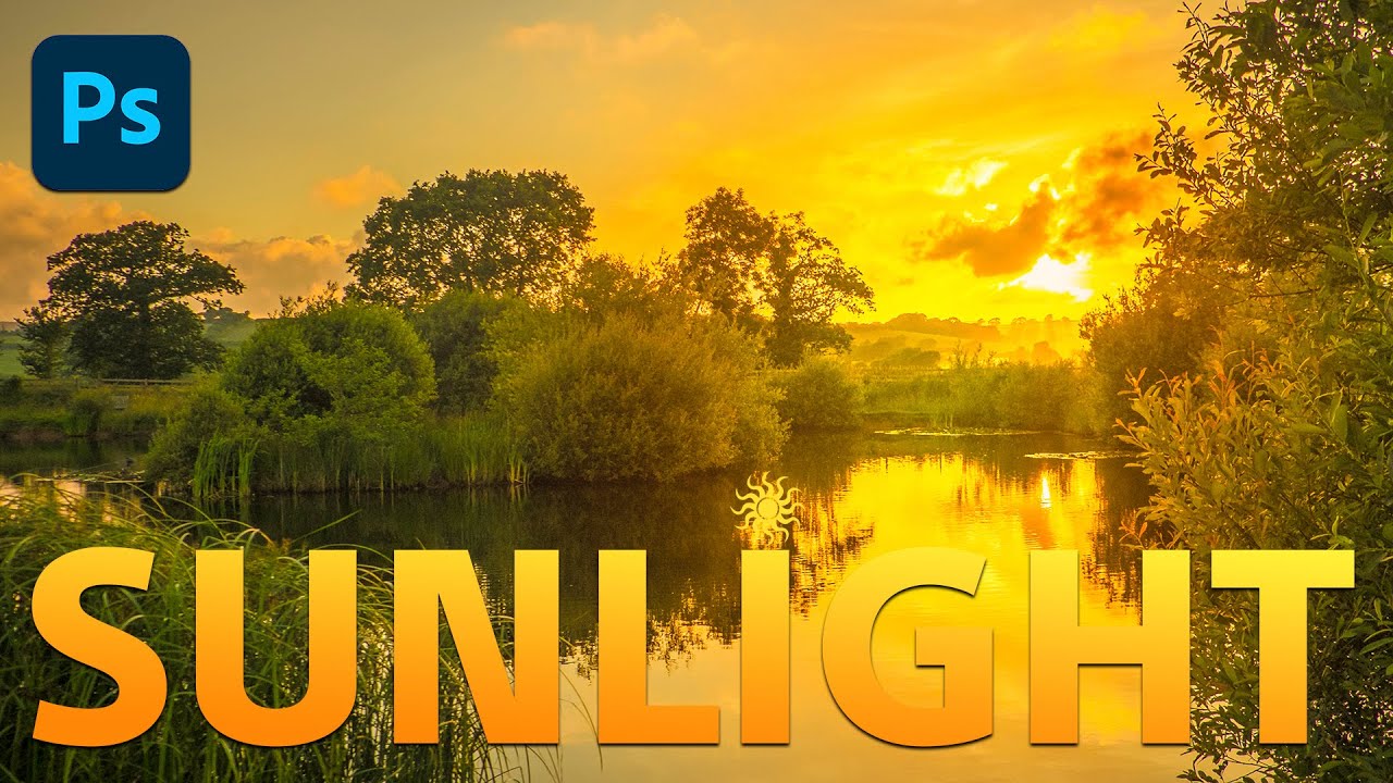 How to CREATE REALISTIC Sunlight: QUICK and EASY in PHOTOSHOP