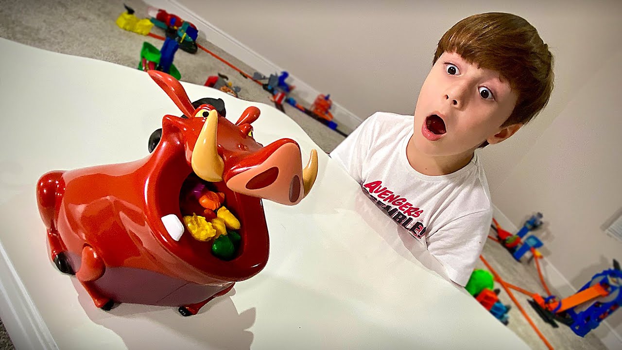 JOGO do PUMBA que Come INSETOS - Brancoala Brinquedos
