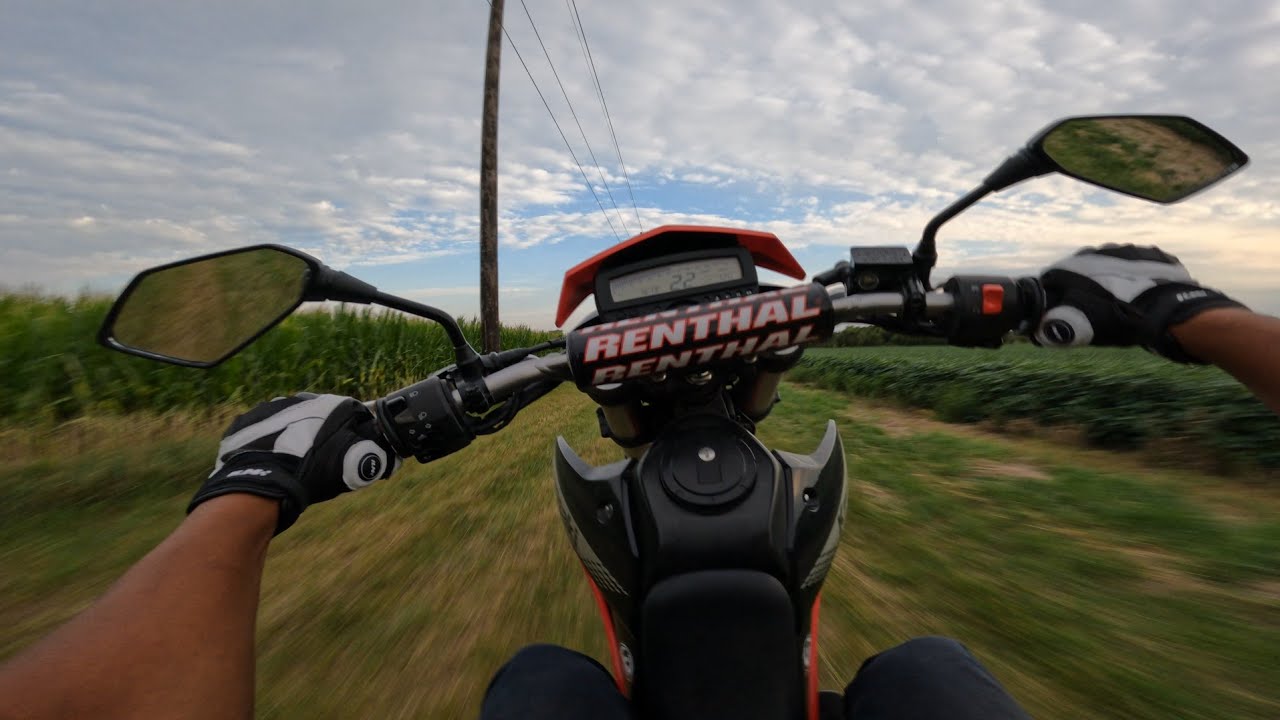 POV | Kawasaki KLX250s Country Side Ride | [4K]