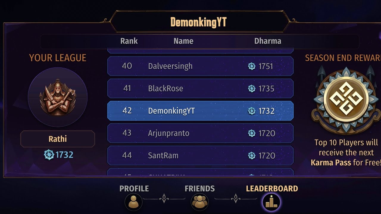 I am in top 50 💀🍀ll Demonkingll kurukshetra ascension ll 