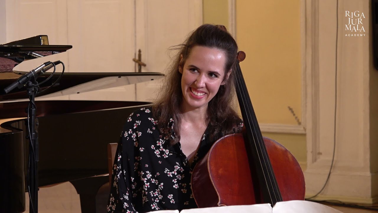 Cello masterclass with Mischa Maisky and student Emma Aleksandra Bandeniece