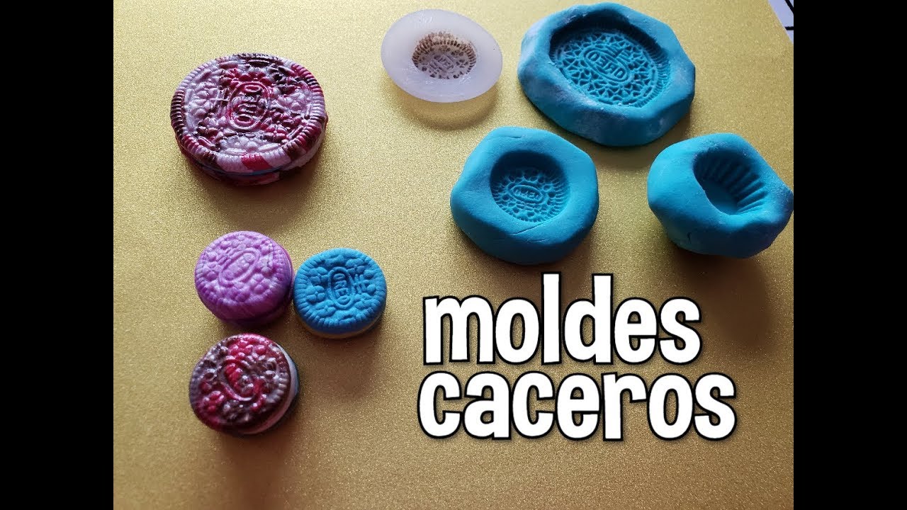 Moldes caseros hechos con fecula de maiz