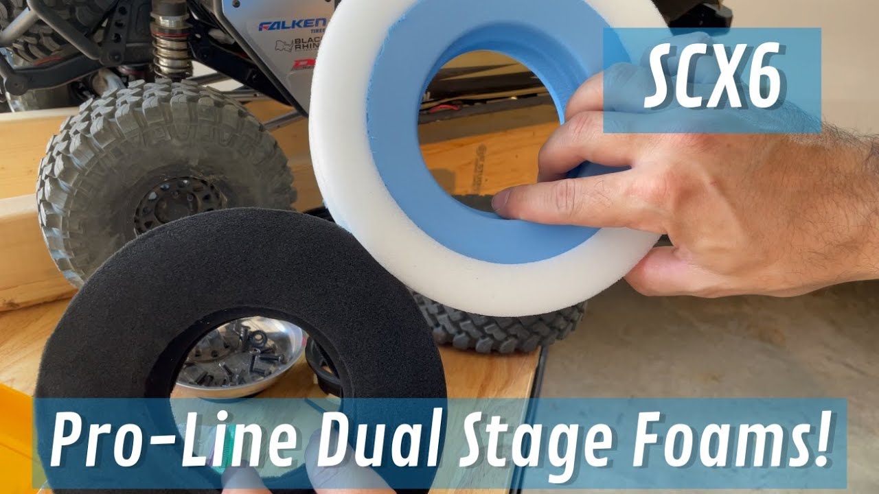 Upgrading To Pro-Line Dual Stage Tire Foams In The RC SCX6 Trail Honcho Crawler