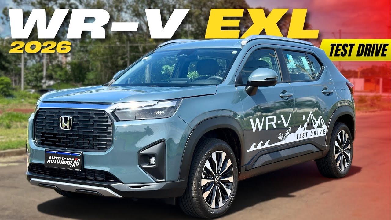 NOVO HONDA WR-V EXL 2026 - Test Drive Completo, Cidade, Rodovia e 0 a 100!