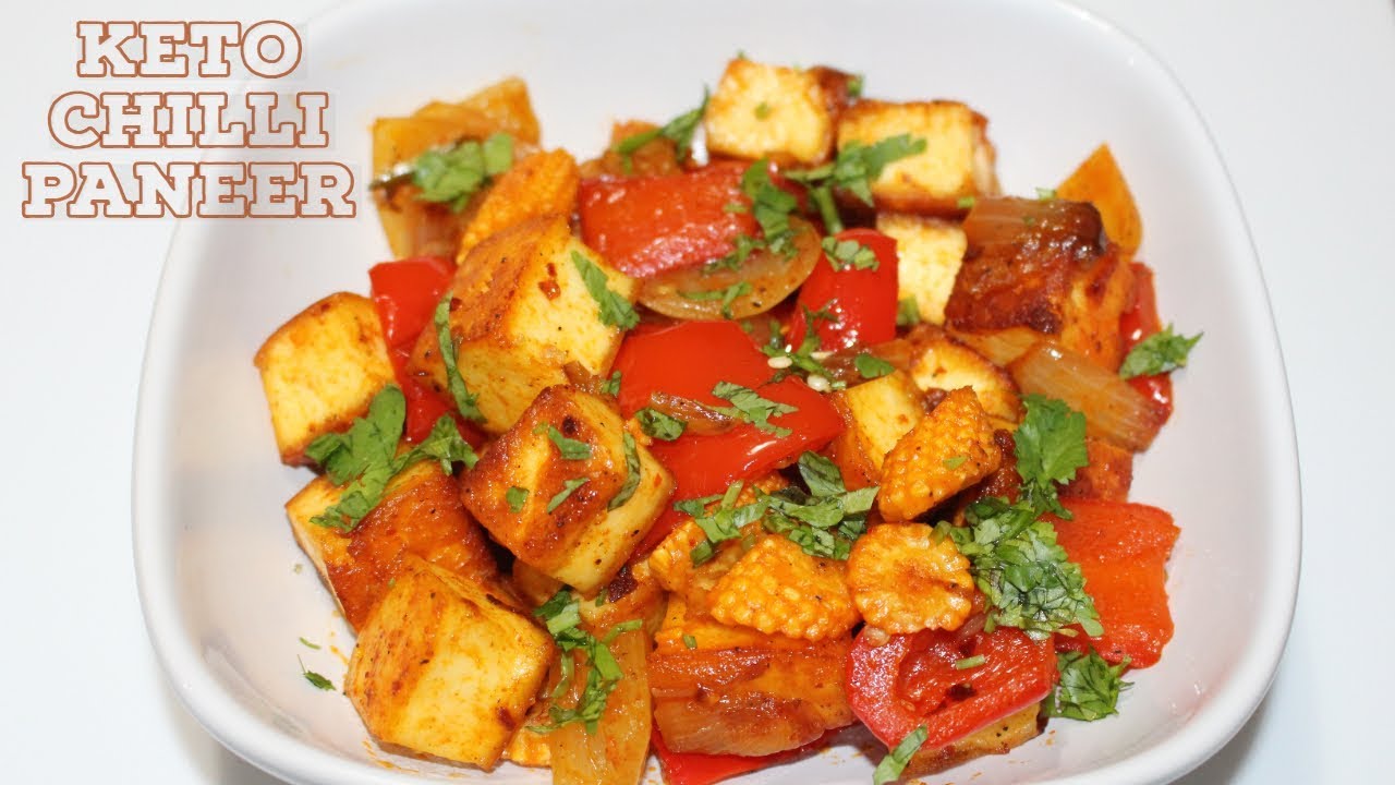 Keto Recipes | Chilli Paneer Recipe - VRK Diet Recipes