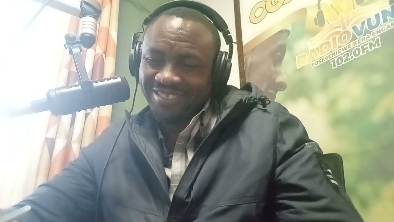 HON. OBWAYA JNR AT RADIO VUNA