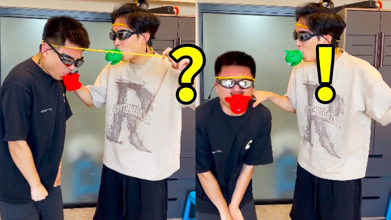 Invite your friends to play the Silent Challenge!#funny  #funnyvideo #guanbue