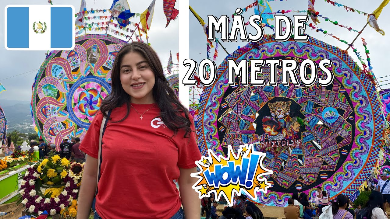 PRIMERA VEZ en SANTIAGO SACATEPÉQUEZ en FESTIVAL DE BARRILETES GIGANTES | CELINAZ