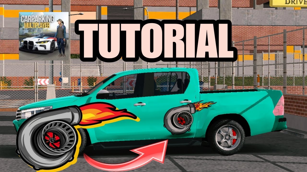 TUTORIAL MUDAH DESIGN TURBO CAR PARKING MULTIPLAYER