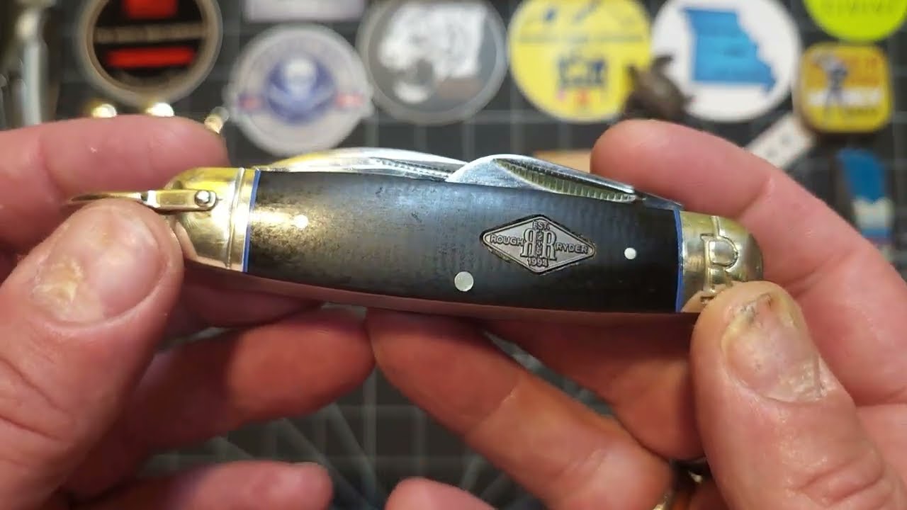 Rough Ryder Classic Carbon II Scout/Camp Knife RR2215 #edc #knifecommunity #pocketknifes #knife