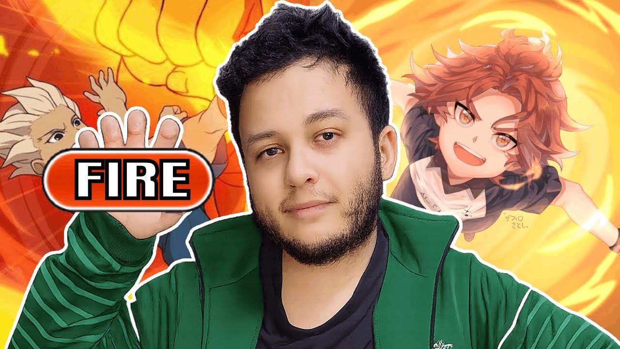EU MONTEI UM TIME APENAS COM O TIPO FOGO!!!!!!! (INAZUMA ELEVEN VICTORY ROAD)