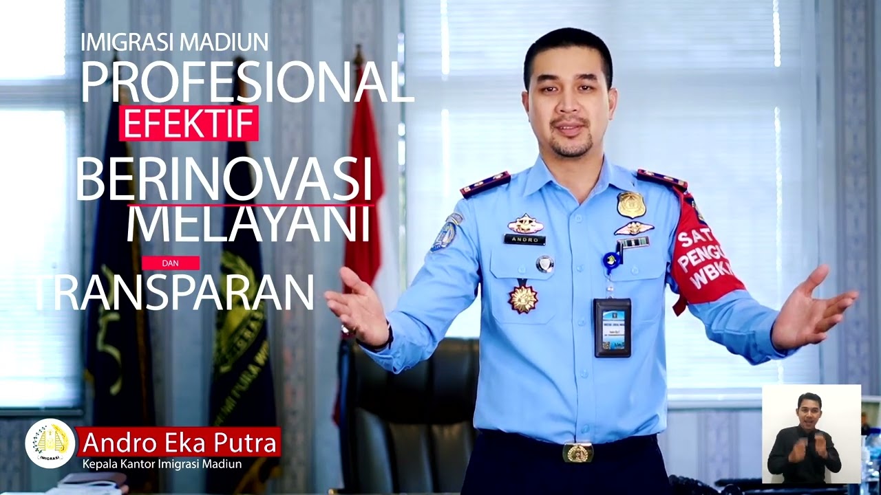 Video Profil Wilayah Birokrasi Bersih Melayani Imigrasi Kelas II Non TPI Madiun