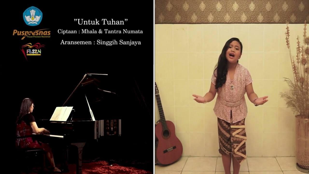 UNTUK TUHAN FLS2N 2022 SOLO VOCAL JUARA TINGKAT KOTA & PROVINSI - SD Kristen Manahan Surakarta