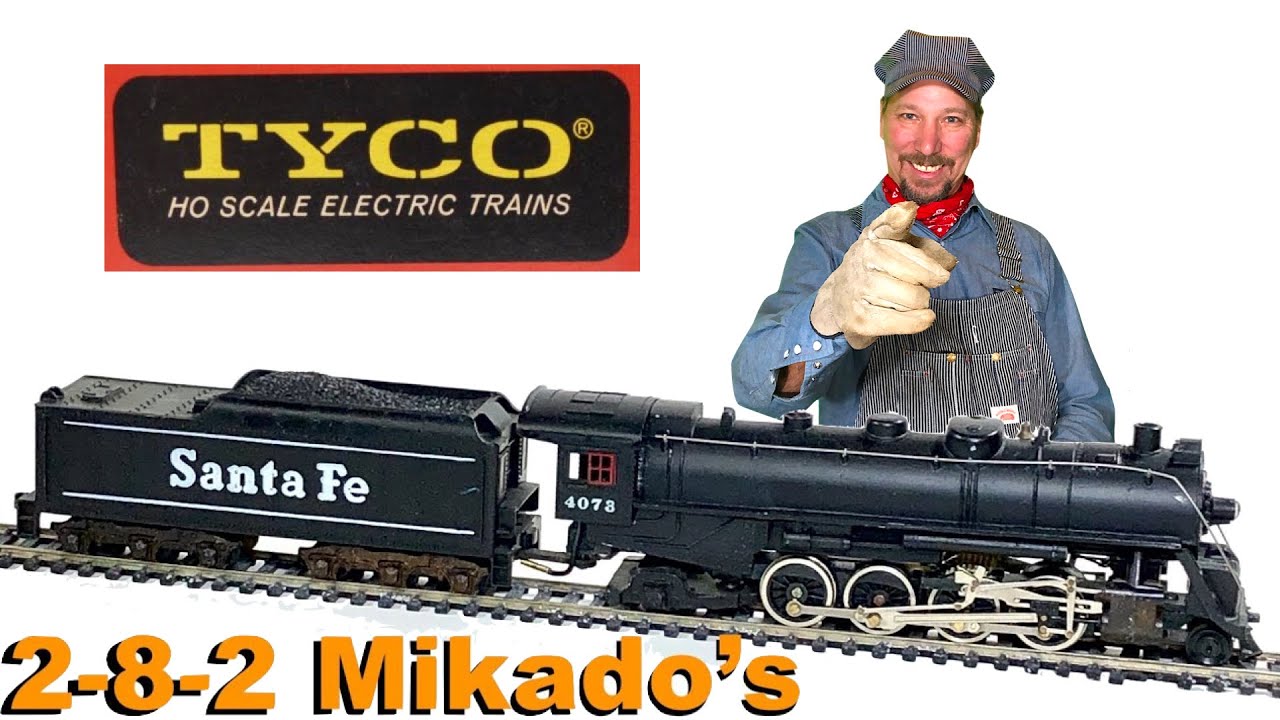 Tyco Mikado 2-8-2's  Disassembly and Service Tips