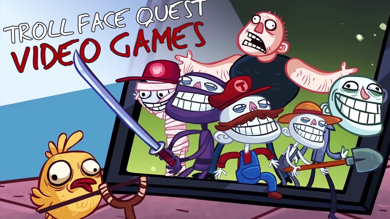 Troll Face Quest Video Games - All Levels Walkthrough