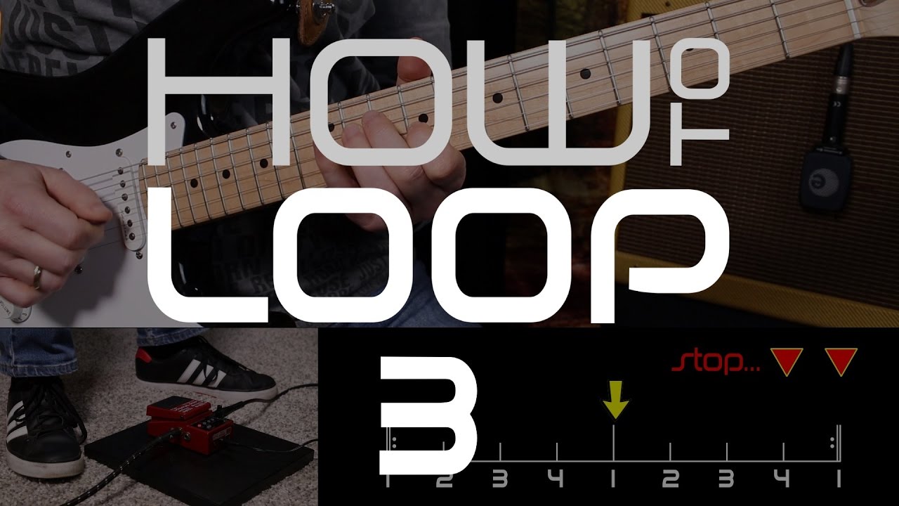 Loop Station Tutorial - HowToLoop #3: Start and Stop with Boss RC-3