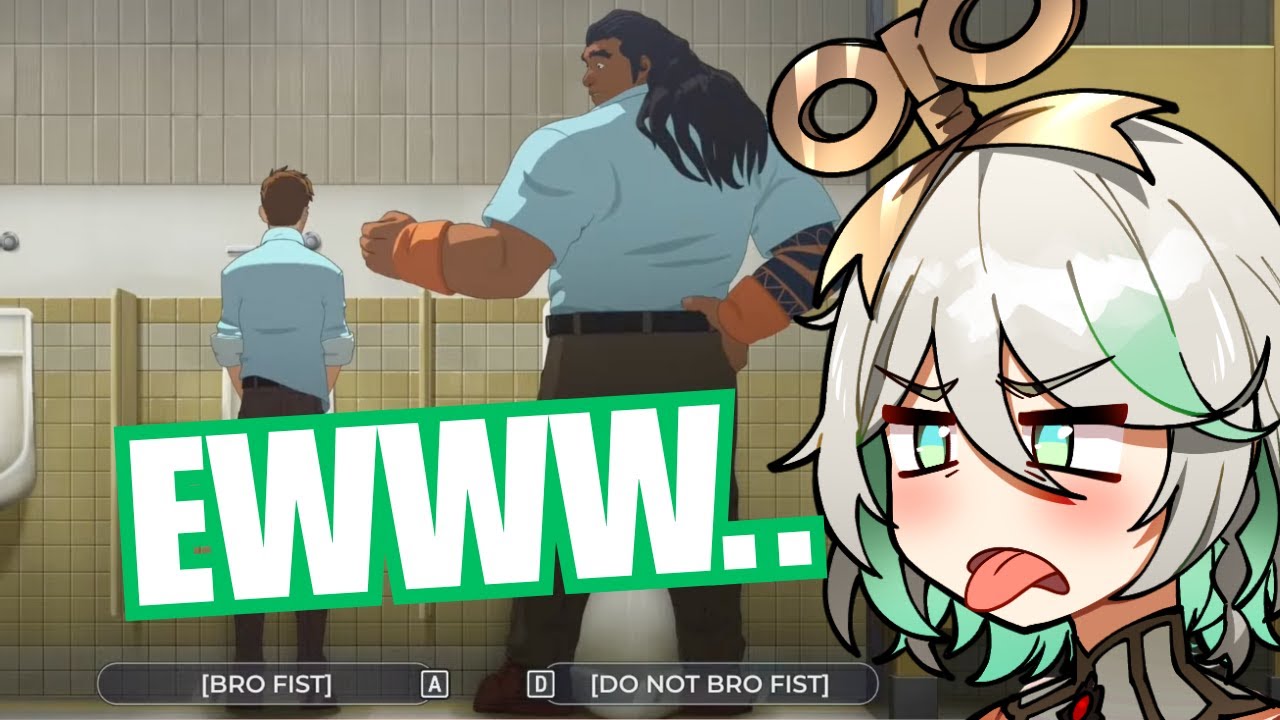 Cecilia's reaction to the Bathroom Brofist in Dispatch