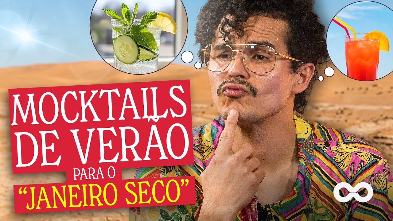 DRY JANUARY: SMASHED CUCUMBER + 2 Mocktails SEM ÁLCOOL | Beber MENOS para Beber MELHOR em 2026