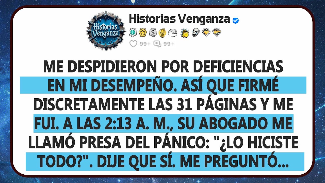 Tras Firmar Su Despido, Su Abogado Me Llamó De Madrugada, En Pánico: 
