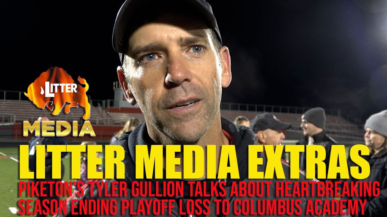 Litter Media Extras: Tyler Gullion talks about Piketon's 30-22 loss to Columbus Academy